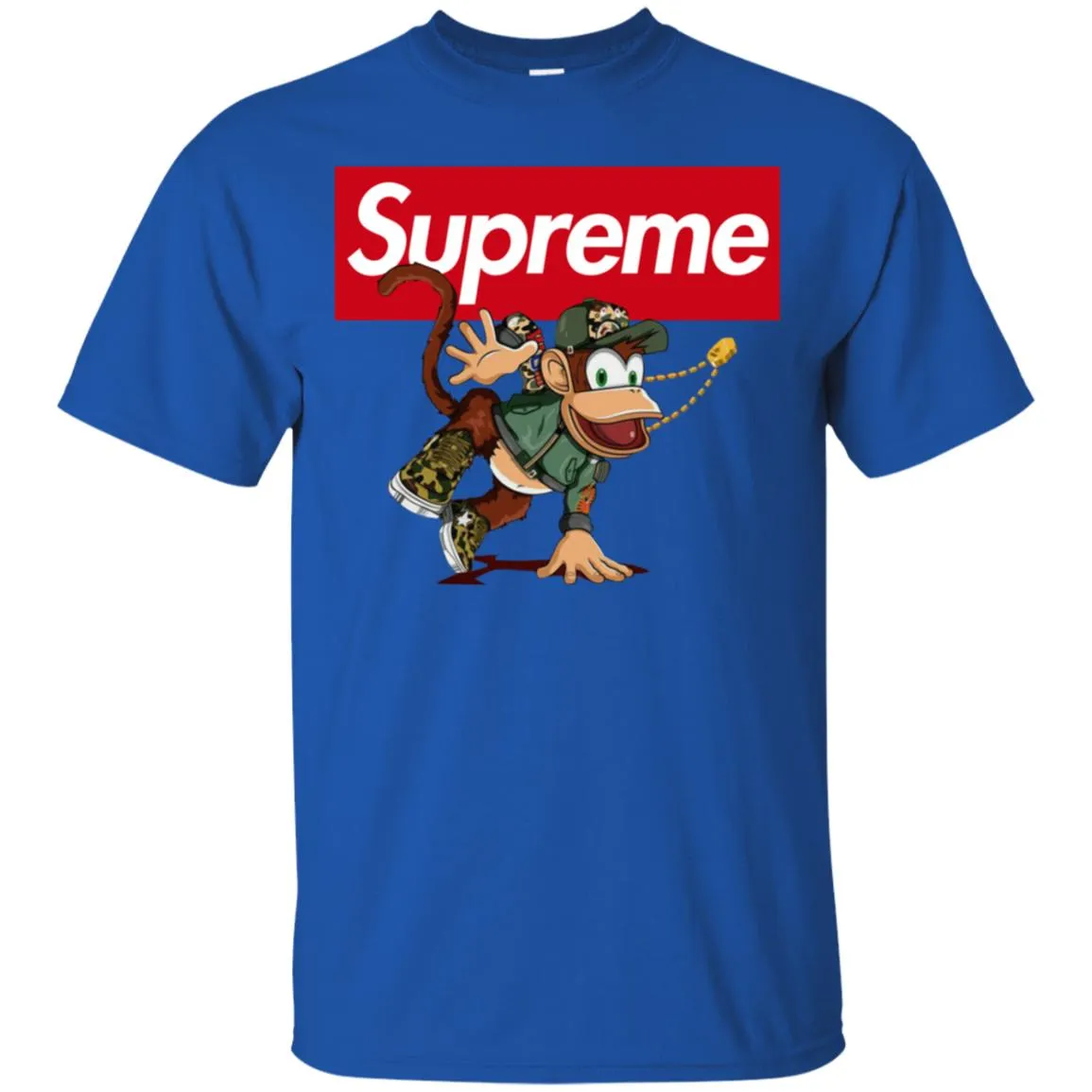 Supreme Monkey T-shirt Men Cotton T-Shirt