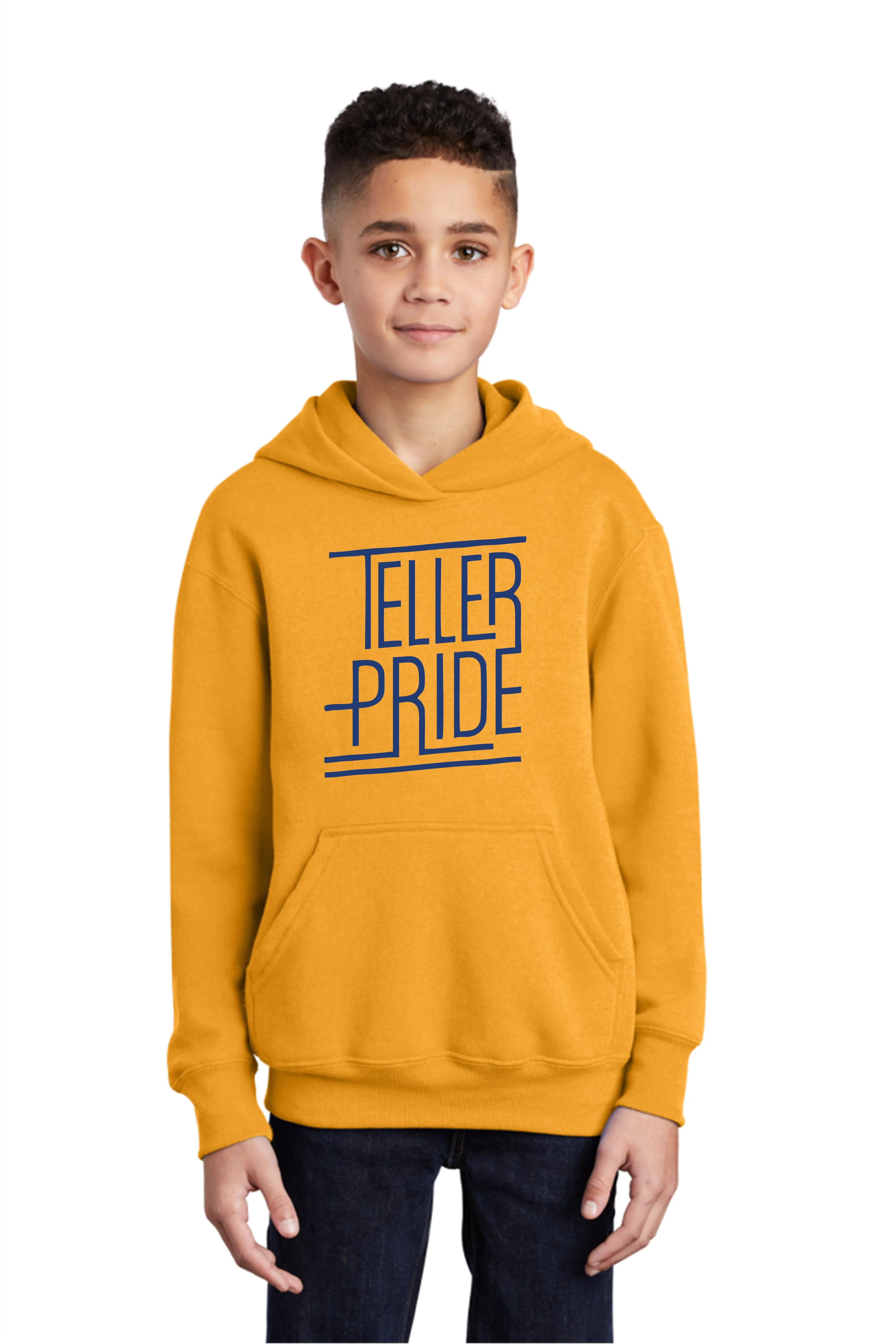 Teller Youth- NuBlend® Pullover Hooded Sweatshirt.