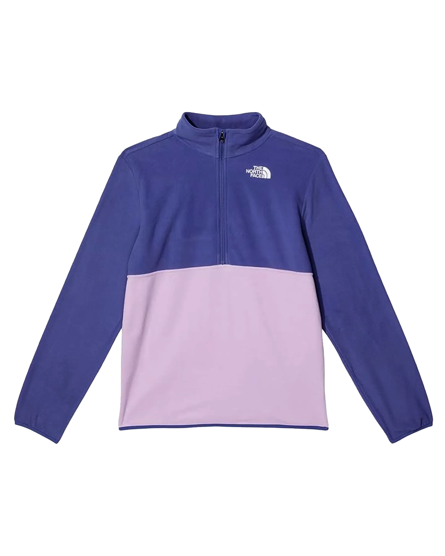 The North Face Teen Glacier 1/4 Zip Pullover - Cave Blue