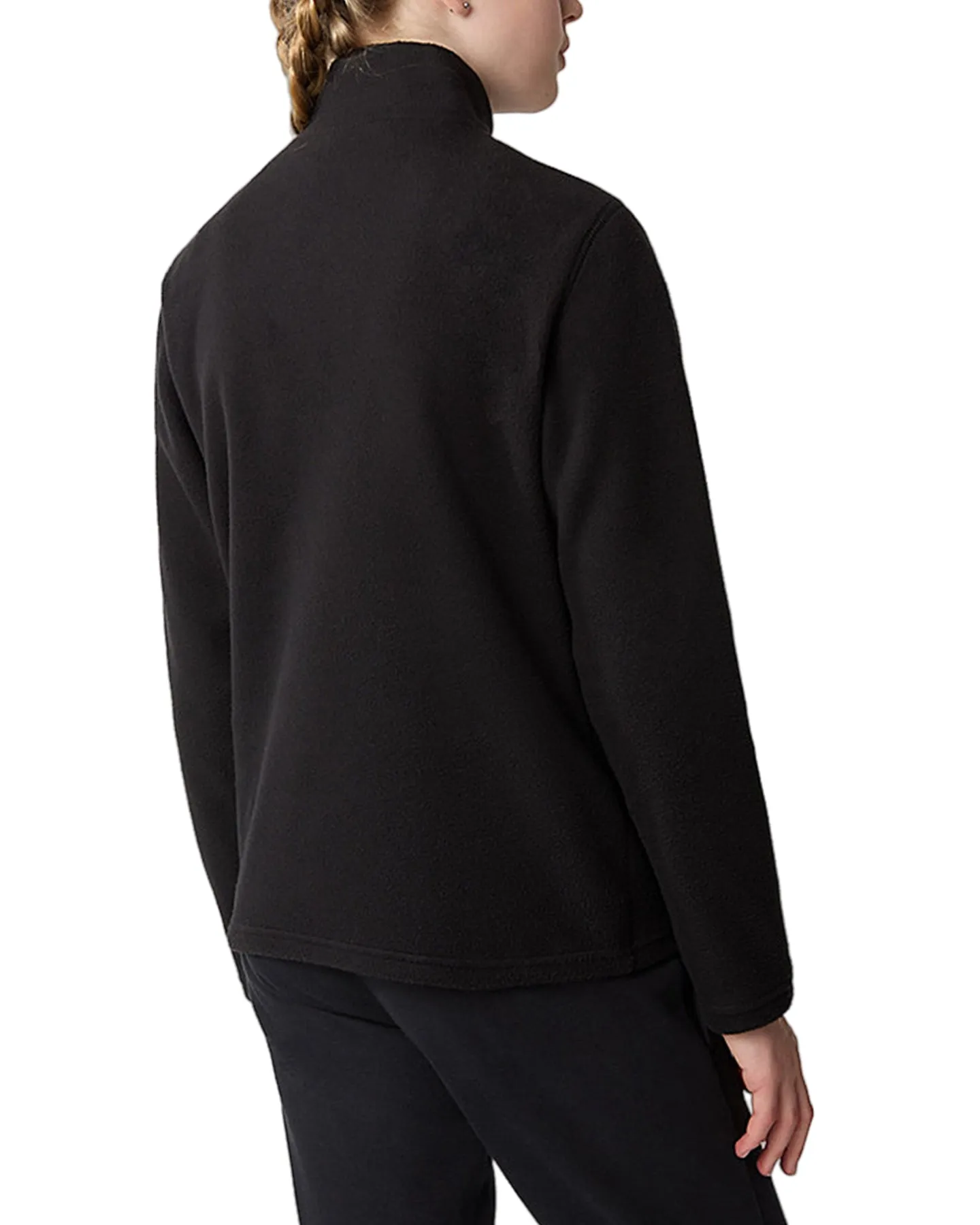 The North Face Teen Glacier 1/4 Zip Pullover - Tnf Black