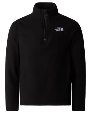 The North Face Teen Glacier 1/4 Zip Pullover - Tnf Black