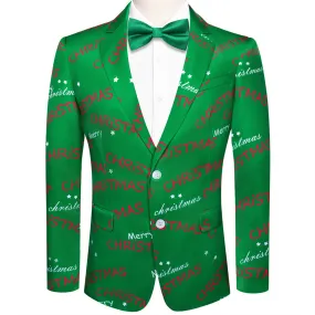 Ties2you Green Christmas Silk Suit for Men