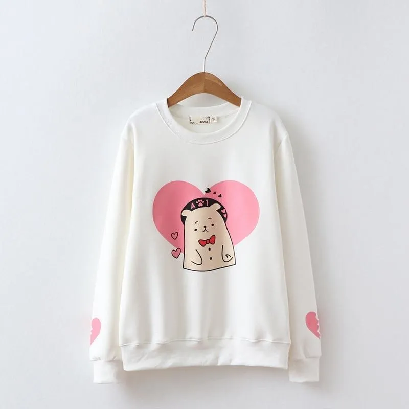 Valentine Bear Crewneck