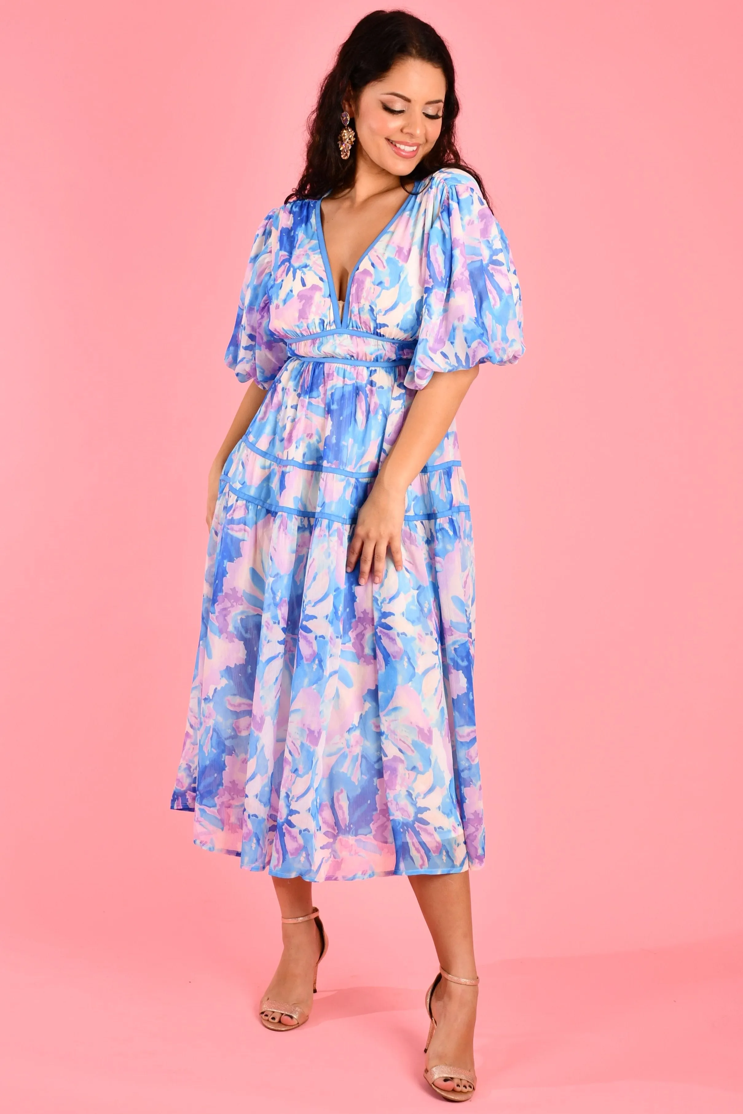 VJHD280 - PANDORA DRESS - COSMIC BLUE