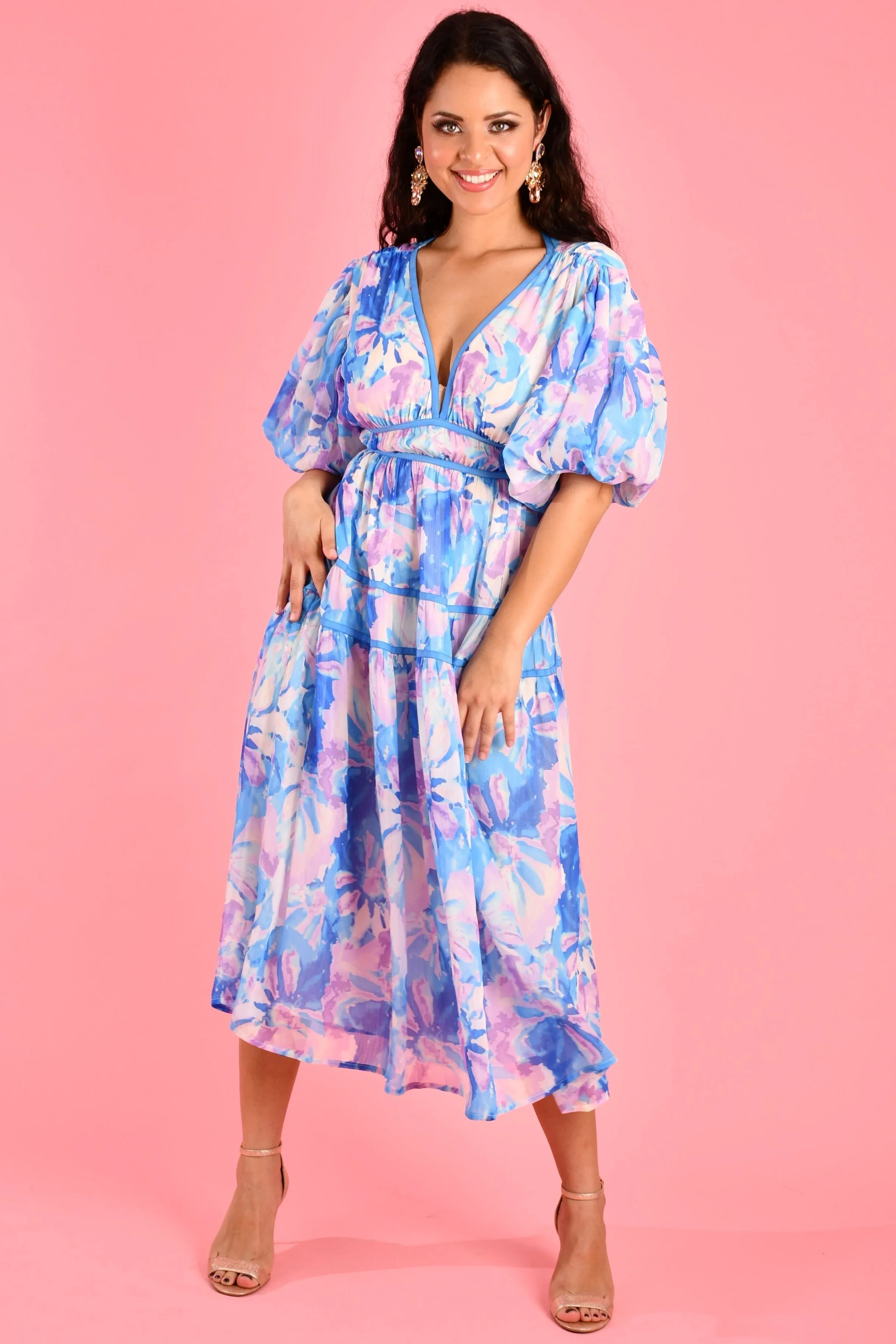 VJHD280 - PANDORA DRESS - COSMIC BLUE