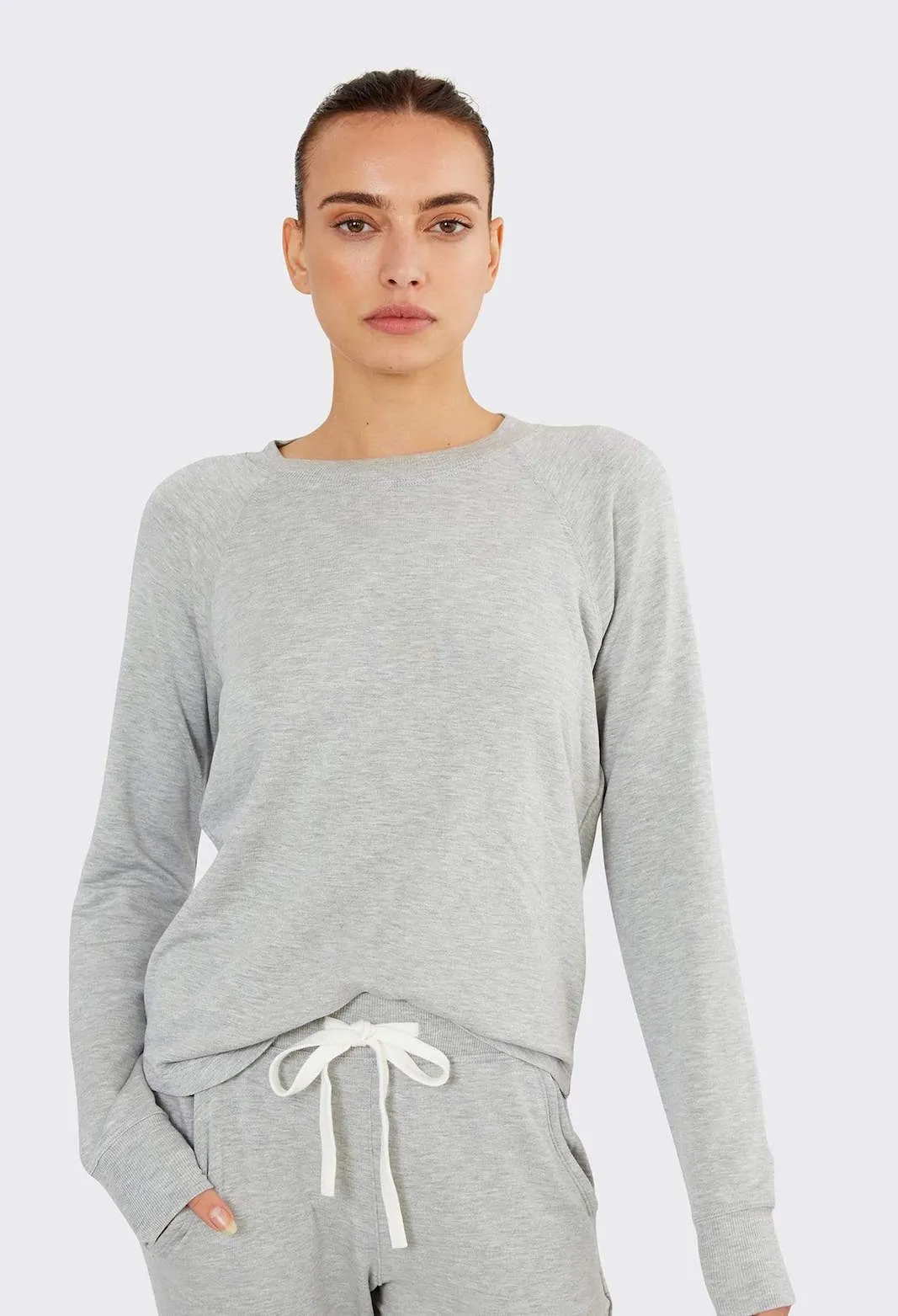 Warm Up Pullover Heather Grey