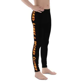 Wicked Lines Unixex Leggings (Black)