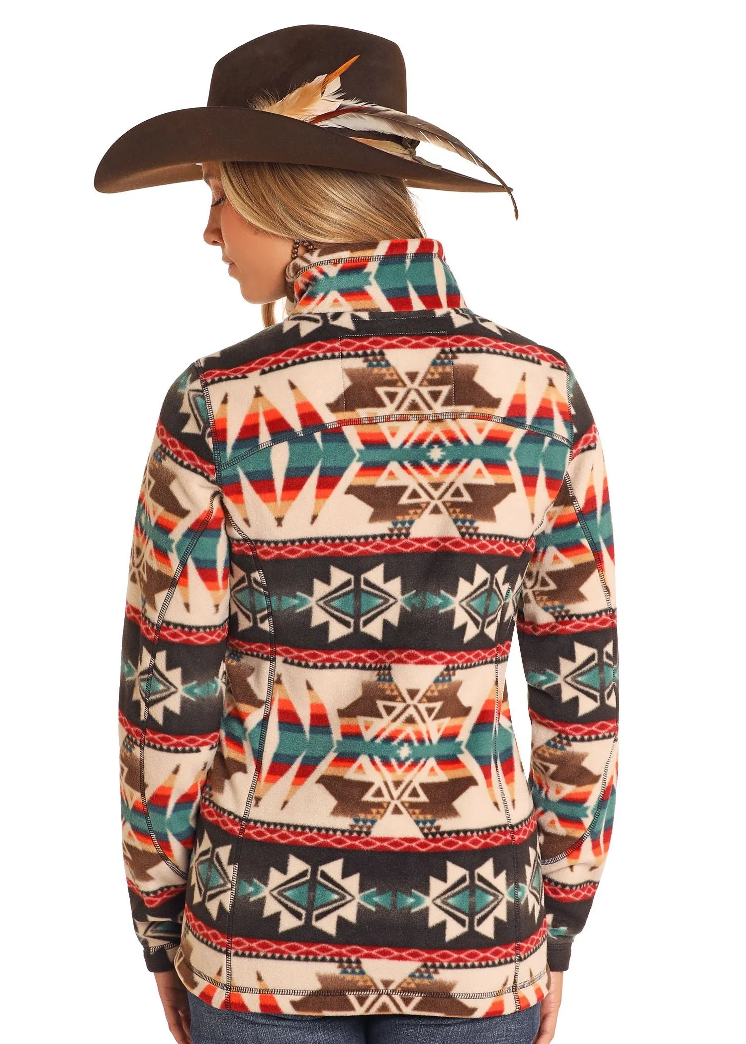 Women's Powder River Printed Fleece Pullover