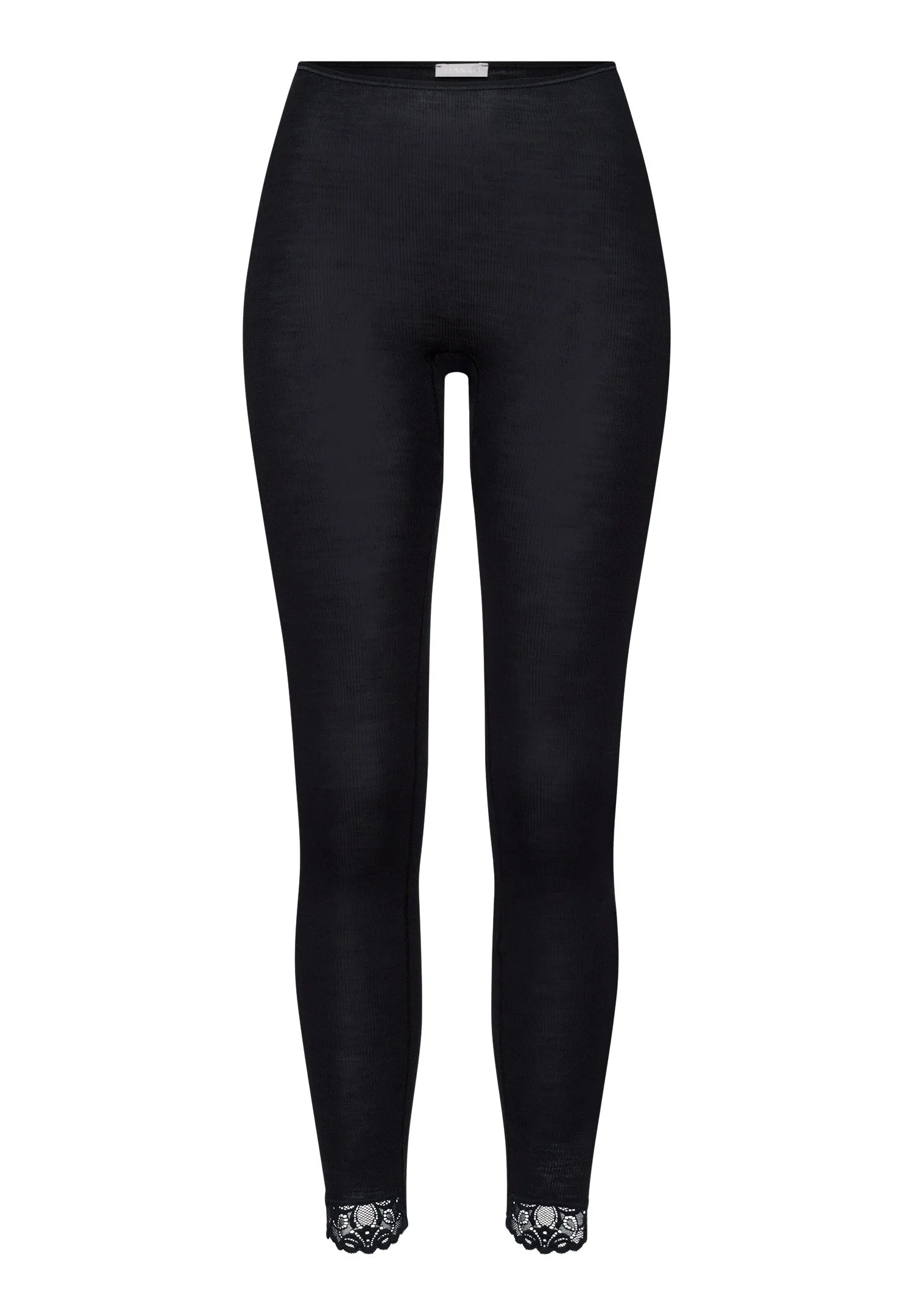 Woolen Lace Leggings | Black 70910-019