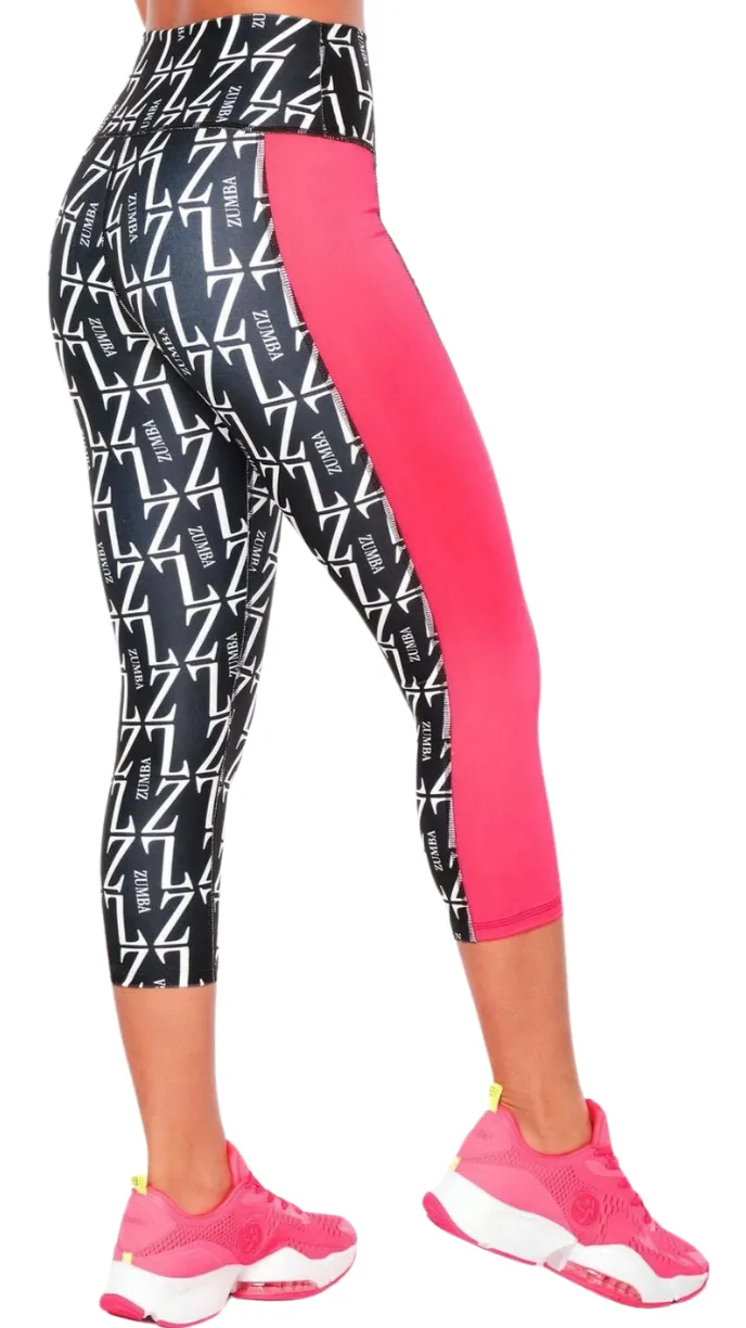 Zumba Prep High Waisted Crop Leggings